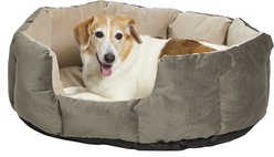 MidWest Tulip Style Dog Bed, Medium, Gray