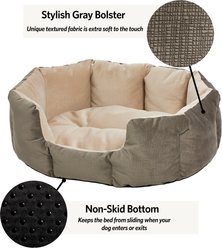 MidWest Tulip Style Dog Bed, Medium, Gray slide 2 of 3