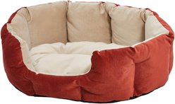 MidWest Tulip Style Dog Bed, Medium, Russet