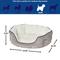 Show in main carousel: MidWest Tulip Style Dog Bed, Medium, Taupe slide 4 of 5