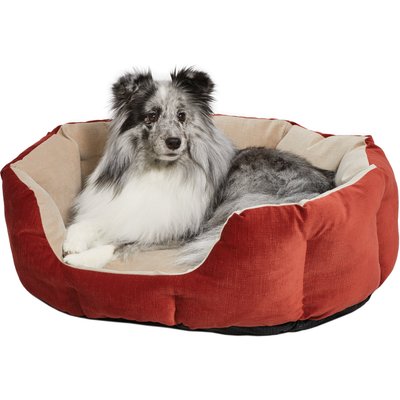 MidWest MidWest Tulip Style Dog & Cat Bed, Russet, Small