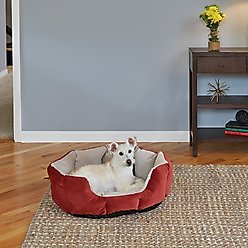 MidWest Tulip Style Dog & Cat Bed, Russet, Small slide 2 of 4