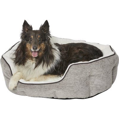MidWest MidWest Tulip Style Dog & Cat Bed, Taupe, Small
