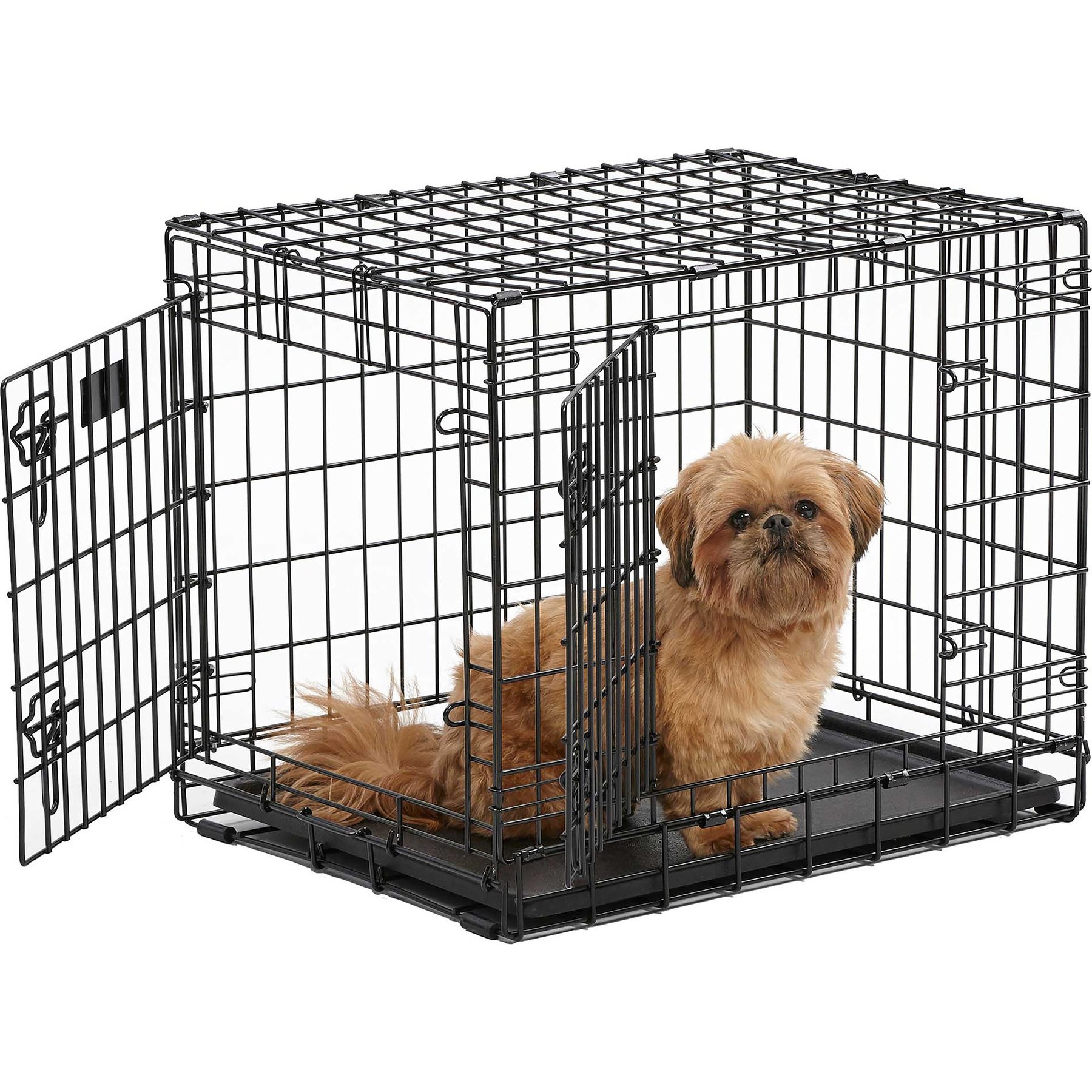 MidWest Ultima Pro Double Door Collapsible Wire Dog Crate, 24 inch