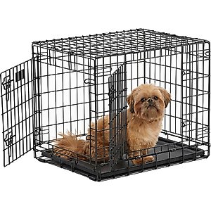 MidWest Ultima Pro Double Door Collapsible Wire Dog Crate, 24 inch