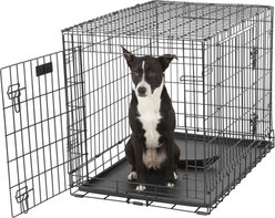MidWest Ultima Pro Double Door Collapsible Wire Dog Crate, 36 inch slide 2 of 6