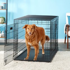 MidWest Ultima Pro Double Door Collapsible Wire Dog Crate, 43 inch