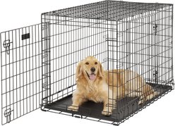 MidWest Ultima Pro Double Door Collapsible Wire Dog Crate, 43 inch slide 2 of 5