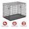 Show in main carousel: MidWest Ultima Pro Double Door Collapsible Wire Dog Crate, 43 inch slide 4 of 9