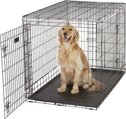 MidWest Ultima Pro Double Door Collapsible Wire Dog Crate, 49 inch slide 2 of 5