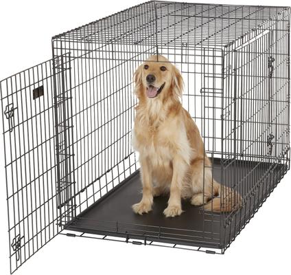 Show full view: MidWest Ultima Pro Double Door Collapsible Wire Dog Crate, 49 inch slide 2 of 8