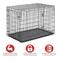 Show in main carousel: MidWest Ultima Pro Double Door Collapsible Wire Dog Crate, 49 inch slide 3 of 8