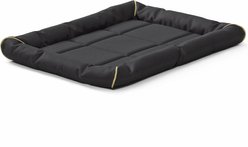 MidWest Ultra Durable Bolster Cat & Dog Bed, Black, 24-inch slide 1 of 4