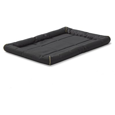MidWest MidWest Ultra Durable Bolster Cat & Dog Bed, Black, 42-inch