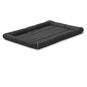 MidWest Ultra Durable Bolster Cat & Dog Bed, Black, 48-inch