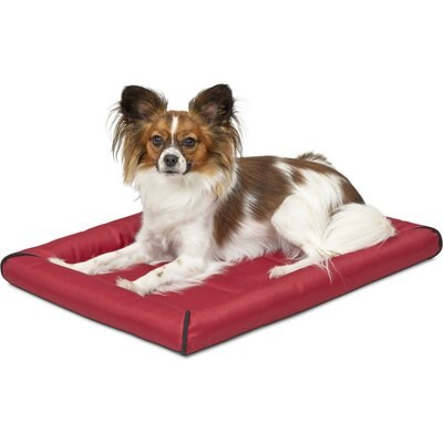 MidWest MidWest Ultra Durable Bolster Cat & Dog Bed, Red, 24-in