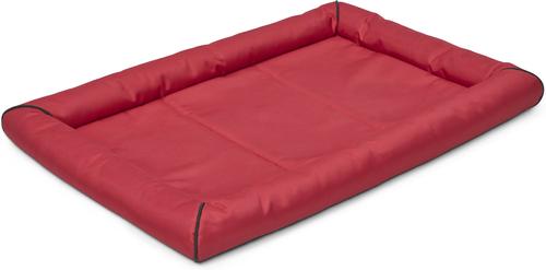 Show full view: MidWest Ultra Durable Bolster Cat & Dog Bed, Red, 42-in slide 2 of 5