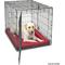 Show in main carousel: MidWest Ultra Durable Bolster Cat & Dog Bed, Red, 42-in slide 3 of 5