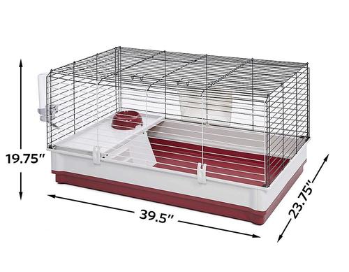 Show full view: MidWest Wabbitat Deluxe Rabbit Home, 39.5-in + Carefresh Small Animal Bedding, Natural, 60-L slide 4 of 9