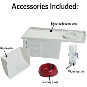 MidWest Wabbitat Deluxe Rabbit Home, 39.5-in