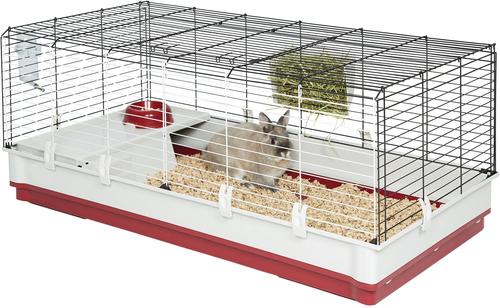 Show full view: MidWest Wabbitat Deluxe Rabbit Home, 47.1-in + Carefresh Small Animal Bedding, Natural, 60-L slide 3 of 10