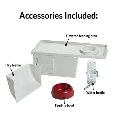 Show full view: MidWest Wabbitat Deluxe Rabbit Home, 47.1-in + Carefresh Small Animal Bedding, Natural, 60-L slide 5 of 10