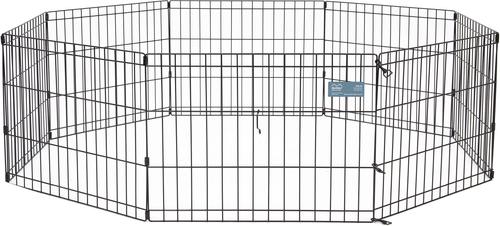 Show full view: MidWest Wire Dog Exercise Pen, Black E-Coat, 18-in slide 2 of 7