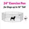 Show in main carousel: MidWest Wire Dog Exercise Pen with Full MAX Lock Door, Pink, 24-in slide 3 of 7