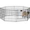 Show in main carousel: MidWest Wire Dog Exercise Pen with Step-Thru Door, Black E-Coat, 24-in slide 5 of 11