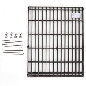 MidWest Wire Dog Exercise Pen with Step-Thru Door, Black E-Coat, 24-in