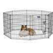 Show in main carousel: MidWest Wire Dog Exercise Pen with Step-Thru Door, Black E-Coat, 30-in slide 5 of 11