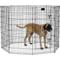Show in main carousel: MidWest Wire Dog Exercise Pen with Step-Thru Door, Black E-Coat, 48-in + Exercise Pen Top Sunscreen Accessory, Square Configuration, Black slide 2 of 9