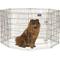 Show in main carousel: MidWest Wire Dog Exercise Pen with Step-Thru Door, Gold Zinc, 36-in slide 5 of 12