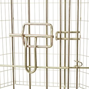 MidWest Wire Dog Exercise Pen with Step-Thru Door, Gold Zinc, 36-in