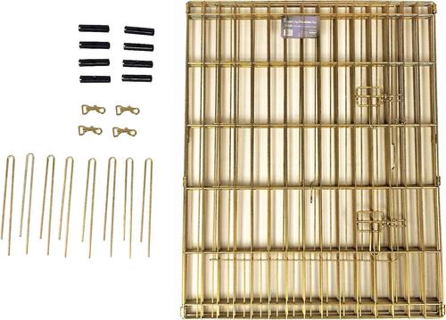 Show full view: MidWest Wire Dog Exercise Pen with Step-Thru Door, Gold Zinc, 36-in slide 9 of 12