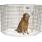 Show in main carousel: MidWest Wire Dog Exercise Pen with Step-Thru Door, Gold Zinc, 42-in slide 4 of 11