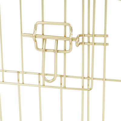 Show full view: MidWest Wire Dog Exercise Pen with Step-Thru Door, Gold Zinc, 42-in slide 5 of 11