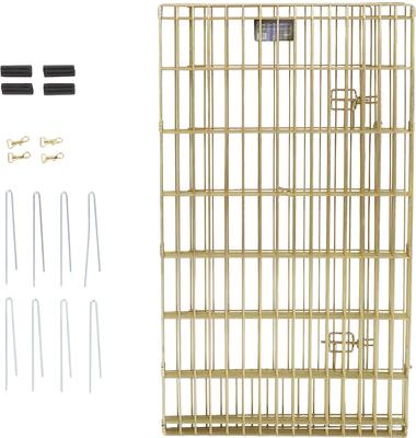 Show full view: MidWest Wire Dog Exercise Pen with Step-Thru Door, Gold Zinc, 42-in slide 8 of 11