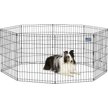 Show in main carousel: MidWest Wire Foldable Dog & Cat Exercise Pen, Black, Medium: 30-in slide 1 of 6