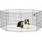 Show in main carousel: MidWest Wire Foldable Dog & Cat Exercise Pen, Black, Medium: 30-in slide 1 of 6