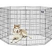 Show in main carousel: MidWest Wire Foldable Dog & Cat Exercise Pen, Black, X-Large: 48-in slide 1 of 6