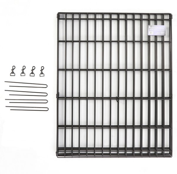 Show full view: MidWest Wire Foldable Dog & Cat Exercise Pen, Black, X-Large: 48-in slide 5 of 6