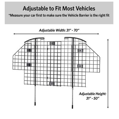 Show full view: MidWest Wire Mesh Universal SUV Car Barrier slide 5 of 7