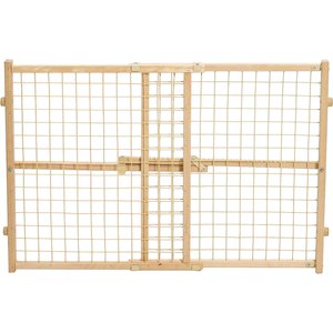 MidWest Wood/Wire Mesh Pet Gate, 24-inch