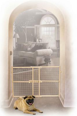 Show full view: MidWest Wood/Wire Mesh Pet Gate, 24-inch slide 2 of 7