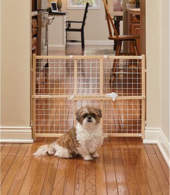 Show full view: MidWest Wood/Wire Mesh Pet Gate, 24-inch slide 3 of 7