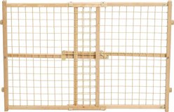 MidWest Wood/Wire Mesh Pet Gate, 24-in, bundle of 2