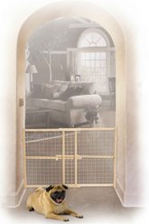 MidWest Wood/Wire Mesh Pet Gate, 24-in, bundle of 2 slide 2 of 5