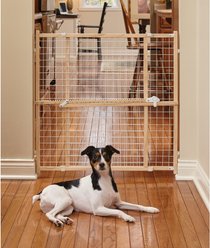MidWest Wood/Wire Mesh Pet Gate, 32-in