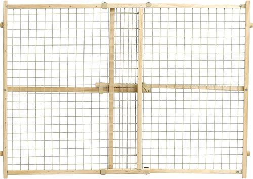 Show full view: MidWest Wood/Wire Mesh Pet Gate, 32-in slide 2 of 7